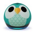Amazon Wlan Lautsprecher mit Bluetooth Amazon Alexa  Echo Dot Kids (5.Gen) (Eulen-Design) f&uuml;r 87,46 Euro