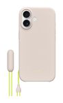 Cover für Apple iPhone 17  Beats Kickstand Case mit MagSafe (Limette, Steinfarbe) 