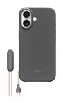 Cover für Apple iPhone 17  Beats Kickstand Case mit MagSafe (Granit, Grau) 