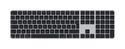 Universal Tastatur QWERTZ USB + Bluetooth  Magic Keyboard (Schwarz) 