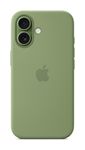 Silikon Case mit MagSafe Cover für iPhone 17 (Grün) 