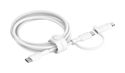 Belkin 0,48 Gbit/s Stecker Rundkabel USB C auf USB C/Lightning bis 60 W 1,5 m  BoostCharge Pro (Weiß) f&uuml;r 15,96 Euro