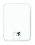 Beurer Elektronische Küchenwaage bis 5 kg Genauigkeit 1 g  KS19 Pure White (Weiß) f&uuml;r 13,99 Euro