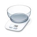 Beurer Elektronische Küchenwaage bis 3 kg Genauigkeit 1 g  KS25ex (Silber, Weiß) f&uuml;r 19,46 Euro