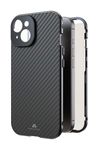 Rückseiten-/Bildschirmschutz Karbon, Faser, Metall, Gehärtetes Glas 9H für  Apple iPhone 15 Kratzresistent 221252 