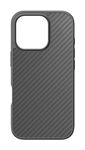 Cover für Apple iPhone 16 Pro  Robust Carbon Case (Schwarz) 