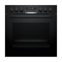 Bosch Herdset groß AutoClean mit 60 cm Induktions Kochfeld HND677LS67 (HEB578BB4 + NVQ645CB6E) f&uuml;r 1.215,00 Euro