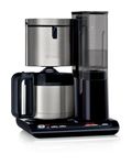 Bosch 8 Tassen Thermo Filterkaffeemaschine 1,1 l  TKA8A683 Styline (Schwarz, Edelstahl) f&uuml;r 99,46 Euro