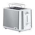 Braun Toaster 900 W 2 Scheibe(n) 8 Stufen  HT1510 PurShine (Edelstahl, Weiß) f&uuml;r 39,99 Euro