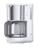 Braun 10 Tassen Filterkaffeemaschine  KF1500 PureShine (Weiß) f&uuml;r 39,99 Euro