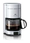 10 Tassen Filterkaffeemaschine  KF47/1 (Weiß) 