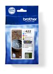 Brother originale Druckerpatronen Schwarz, Cyan, Magenta, Gelb 550 Seiten LC-422VAL f&uuml;r 75,96 Euro
