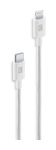 Cellular Line Stecker Lightning auf USB C bis 30 W 1,5 m  Braided Data Cable (Weiß) f&uuml;r 17,96 Euro