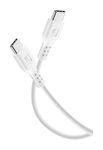 Cellular Line Stecker USB C auf USB C bis 60 W 0,6 m  Power Cable (Weiß) f&uuml;r 9,99 Euro