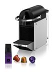 DeLonghi Nespresso Kapselmaschine 19 bar 1,0 l (Schwarz, Grau, Silber) EN127.S Pixie f&uuml;r 105,96 Euro