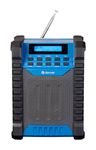 Denver Bluetooth DAB, DAB+, FM Radio Tragbar Spritzwassergeschützt IP54  WRD-60 (Schwarz, Blau) f&uuml;r 49,46 Euro