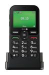 Doro 4G Smartphone 6,1 cm (2.4 Zoll 1 GHz 0,3 MP Single SIM  Leva E10 (Schwarz) f&uuml;r 63,46 Euro