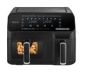 ECG Doppel Heißluftfritteuse 8,3 l 2700 W  AF8300 (Schwarz) f&uuml;r 75,46 Euro