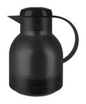  504235 SAMBA Quick Press Isolierkanne 1,0l Glas-Isolierkolben (Schwarz) 