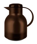  509820 SAMBA Quick Press Isolierkanne 1l Glas-Isolierkolben (Braun) 