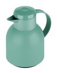  SAMBA Quick Press Isolierkanne 1,0l Glas-Isolierkolben (Grün) 