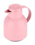  SAMBA Quick Press Isolierkanne 1,0l Glas-Isolierkolben (Pink) 