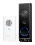Eufy IP-Sicherheitskamera Außen Nachtsicht  Video Doorbell E340 + Chime (Schwarz) f&uuml;r 154,96 Euro