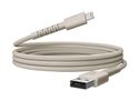 Stecker Rundkabel Lightning auf USB A 2 m  2ULC201SS (Beige) 