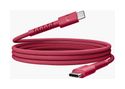 Stecker Rundkabel USB C auf USB C bis 100 W 2 m  FlexWave (Rot) 