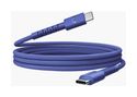 Stecker Rundkabel USB C auf USB C bis 100 W 2 m  FlexWave (Blau) 