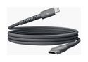 Stecker Rundkabel Lightning auf USB C 2 m  FlexWave (Grau) 