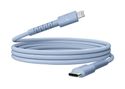 Stecker Rundkabel Lightning auf USB C 2 m  FlexWave (Blau) 