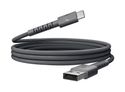 Stecker Rundkabel Lightning auf USB A 2 m  FlexWave (Grau) 