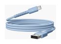 Stecker Rundkabel USB A auf USB C bis 18 W 2 m  FlexWave (Blau) 