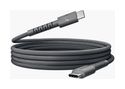 Stecker Rundkabel USB C auf USB C bis 60 W 3 m  FlexWave (Schwarz) 