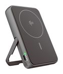 10000 mAh Powerbank USB Typ-C Kabelloses Laden  Magnetic Wireless (Grau) 