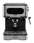 Gorenje Siebträger Kaffeemaschine 15 bar  ESCM15DBK (Schwarz, Edelstahl) f&uuml;r 127,96 Euro