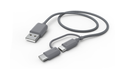 00187224 2in1-USB-Kabel USB-A - Micro-USB