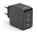 00201965 Schnellladegerät max. 65W 2xUSB-C 1xUSB-A 