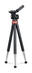 3 Beine Stativ Smartphone-/Action-Kamera  004631 Traveller Pro 106 2D (Schwarz/Rot) 