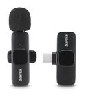 Hama kabellos Lavalier-/Aufsteckmikrofon USB  004680 Smart Wireless (Schwarz) f&uuml;r 22,99 Euro