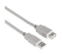Hama Stecker USB A auf USB A Buchse 1,8 m  030619 (Grau) f&uuml;r 6,99 Euro
