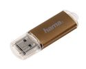 USB Typ-A Stick 32 GB  091076 Laeta (Braun, Transparent) 