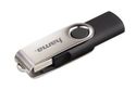 USB Typ-A Stick 128 GB  108071 Rotate (Schwarz, Silber) 
