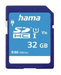 Hama SDHC Speicherkarte 32 GB Class 1 (U1) Klasse 10 124135 f&uuml;r 13,46 Euro