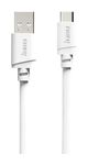 0,48 Gbit/s Stecker Rundkabel USB A auf USB C 2 m  125151 (Weiß) 