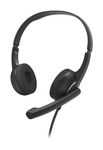 Ohraufliegender Kopfhörer Kabelgebunden USB Typ-A  139934 HS-USB250 V2 (Schwarz) 