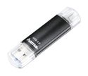 USB Type-A / Micro-USB Stick 32 GB  181097 Laeta Twin (Schwarz) 