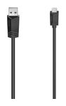0,48 Gbit/s Stecker Micro-USB A auf USB A 1,5 m  200608 (Schwarz) 