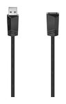 0,48 Gbit/s Stecker USB A auf USB A Buchse 0,75 m  200618 (Schwarz) 